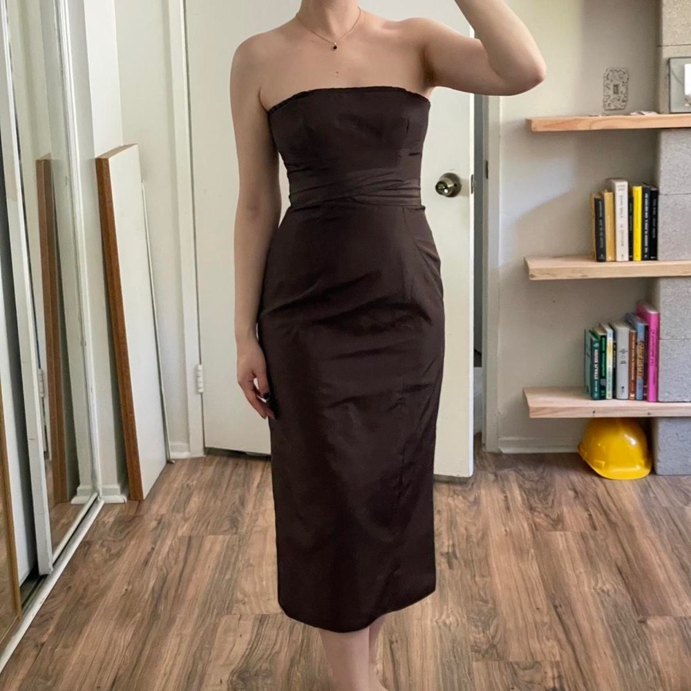 Laundry by Shelli Segal Women's Brown Dress